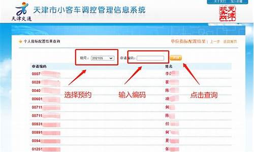 天津汽车摇号结果3月_天津三月摇号